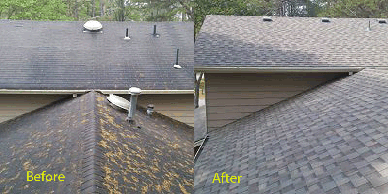 Architectural shingle roof replacement done in Marietta Georgia by All Peaks Roofing